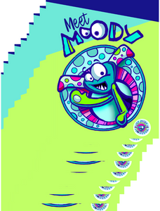 10 Pack Meet Moody Coloring Books